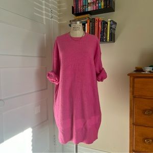 NWT Anthropologie Long-Sleeve Sweater Mini Dress — 1X